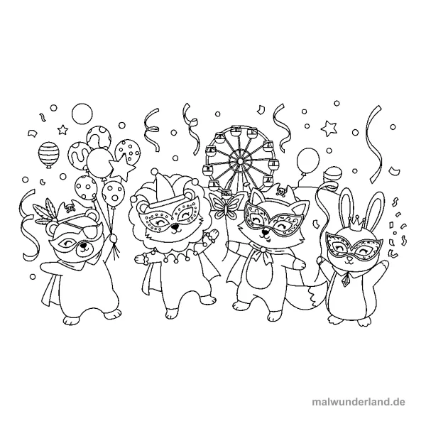 Maskenball für Tiere