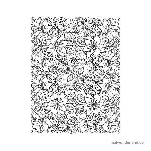 Lilien-Ornament