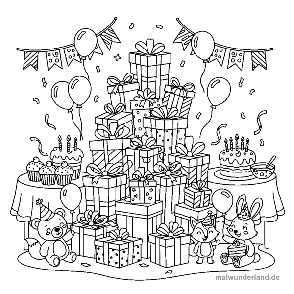 Geschenkstapel