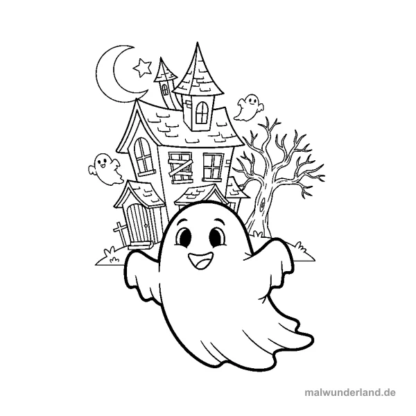 Geist im Spukhaus