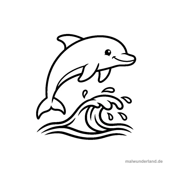 Delphin im Meer