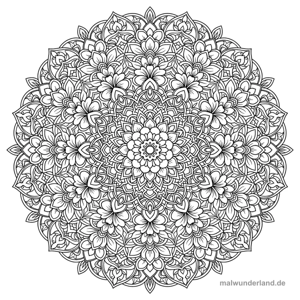Blumen-Mandala