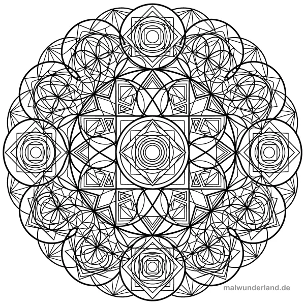 Geometrisches Mandala
