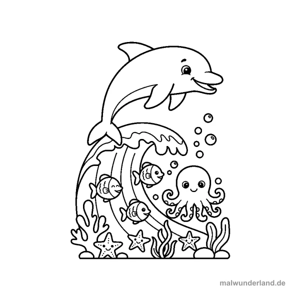 Freundlicher Delfin