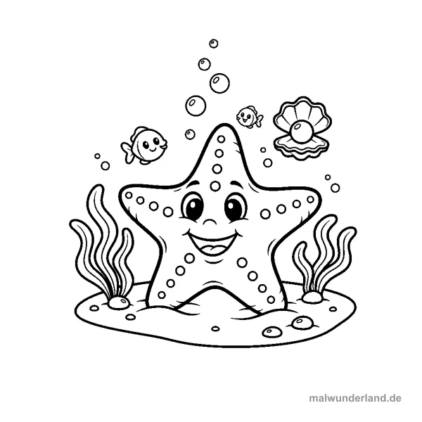 Neugieriger Seestern
