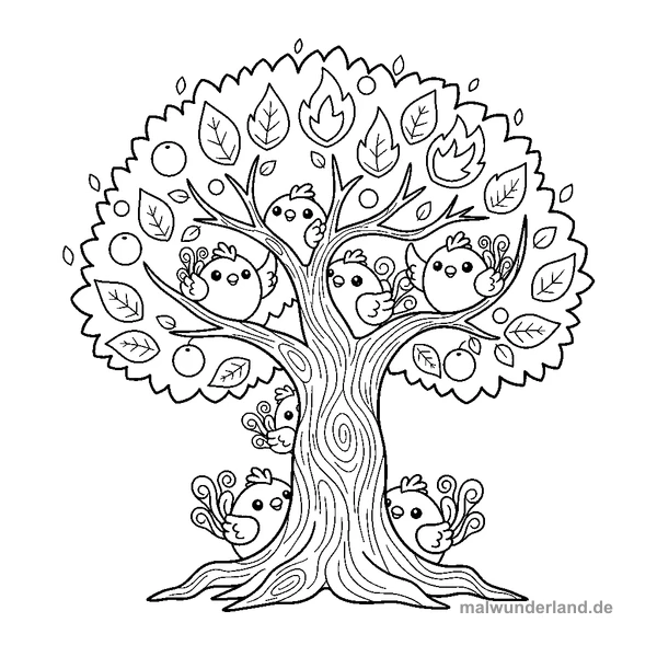 Phönix-Baum des Lebens