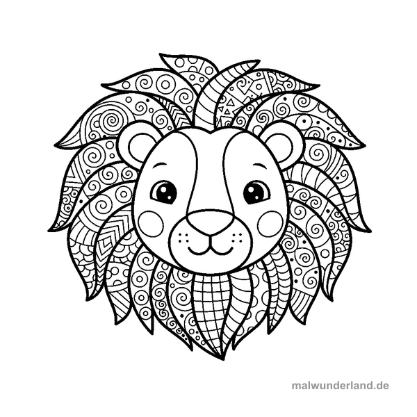 Löwenmähne im Wind